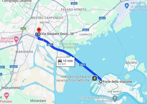 Gozzi House - Comoda Casa - Free Parking - Easy To Venice! 梅斯特雷 外观 照片
